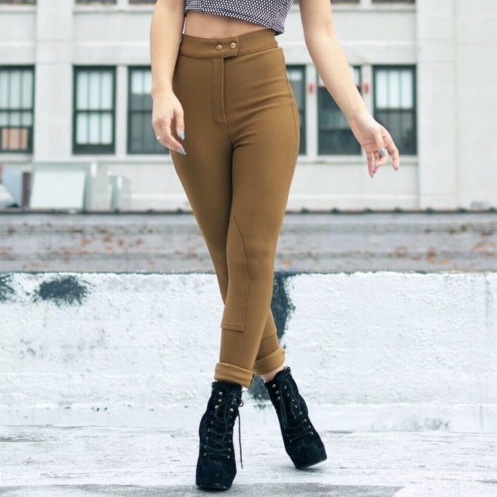American Apparel Tan Riding Pants - Picture 4 of 4